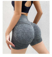 Shorts De Yoga Para Mujer Cintura Alta Secado Rápido Fitness Running Pantalones Deportivos Sin Costuras Transpirables Cómodos - details 20