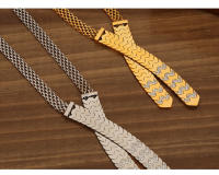 Estilo corbata Cadena collar Largo para las mujeres de Maple inoxidable Bully joyería de lujo Fiesta de cumpleaños de regalo - details 11