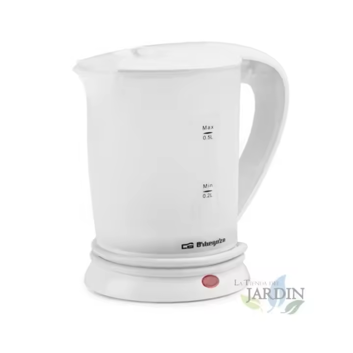 Suinga Hervidor de Agua Orbegozo 0.5L para Viaje con 2 Tazas y Potencia 700W - 1