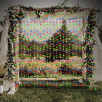 Luces De Tela Solar Con 600 LED Para Jardín Fiesta Boda Decoración De Navidad Cobre Fino Arco Iris De Jardín Puerta De Entrada - details 4