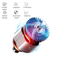 Recortadora eléctrica de madera de 2000W, fresadora de carpintería de 6 engranajes, recortadoras manuales, enrutador de bordes de madera de 40000RPM, herramientas de bricolaje para el hogar - details 2