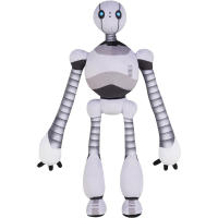 Muñeco De Peluche Robot Salvaje De 13 Pulgadas Juguete Ajustable Amigo Robótico Para Niños Y Niñas Decoración De Hogar Regalos De Cumpleaños - details 6