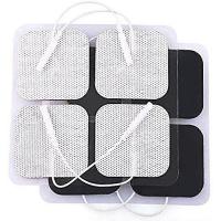 40 unids decenas Unidad almohadillas, 2x2 electrodos para EMS estimulador muscular electroterapia almohadillas - details 1
