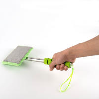Cepillo De Limpieza Extendible Para Parabrisas De Coche Herramienta De Limpieza Del Vidrio Delantero Con Cepillo De Limpieza Y Escáner De Ventanas De Acero Inoxidable+Tela - details 2