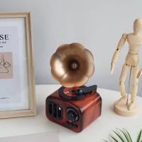 Caja De Música Retro Nostálgica Fonógrafo Decoración De Escritorio Para Amigos Regalo De Cumpleaños Metal Tema Musical - details 5