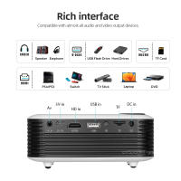 Proyector Portátil AUN A2000 LED Para Cine En Casa Soporte 1080P Full HD Mini Cine Smart TV Proyector De Películas Con Altavoz Integrado - details 6