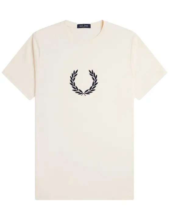Camiseta Fred Perry de crepé de piqué - 1
