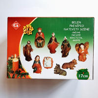 Nacimiento 9 piezas 17cm,FIGURA DE BELEN,DECORACION DE NAVIDAD,GERIMPORT,FESPU - details 8