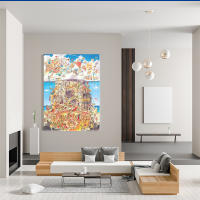 Rompecabezas De Papel Para Adultos 1000 Piezas 75x50cm Dificultad Alta Dibujo Animado Relieve Del Estrés Juguete Educativo Para Niños Regalo - details 13