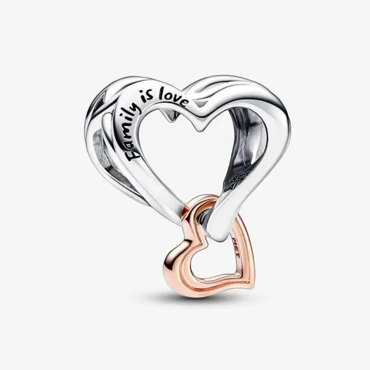Pandora Charm de Colgante en Plata de Ley  Infinito en Filigrana en Dos Tonos 782642C00，Incluye Caja Original - 1