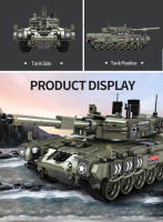 Bloques De Construcción De Tanque De Batalla Principal Merkava MK4 Serie Militar WW2 Para Niños Juguetes Regalos Para Niños De 6 a 12 Años Y Adolescentes - details 14