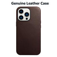 Funda de cuero genuine suave para iPhone 14 Pro Max, Funda de negocios de calidad para iPhone 15 Pro Max, Carga magnética, Funda trasera de teléfono - details 0