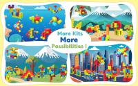 Bloques De Construcción Magnéticos Grandes Para Niños Y Niñas Aged 1 2 3 Años Juguetes Sensoriales Montessori Bloques De Pila De 1.42 Pulgadas - details 2