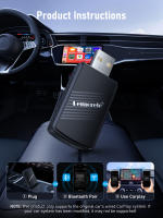 " Lemorele Adaptador Inalámbrico CarPlay, Plug & Play, Fácil de Actualizar de CarPlay con Cable a Inalámbrico, Conexión Instantánea, Súper Mini Dongle CarPlay para iPhone y Teléfonos Android, Compatible con Autos con CarPlay Integrado." - details 4