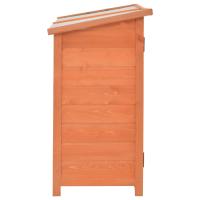 vidaXL Caseta de almacenamiento de jardín de madera 128x42x91 cm - details 3