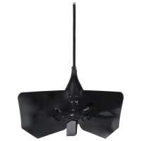vidaXL Accesorio para arado de metal negro - details 2