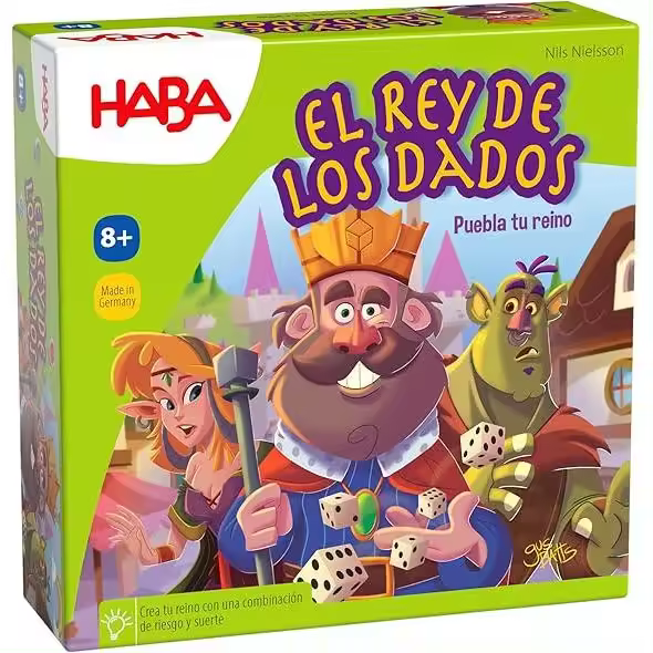 El Rey de los Dados – Juego de Mesa Familiar de Editorial HABA  – A partir de 8 años – De 2 a 5 jugadores – Juego de Estrategia y Azar - 1