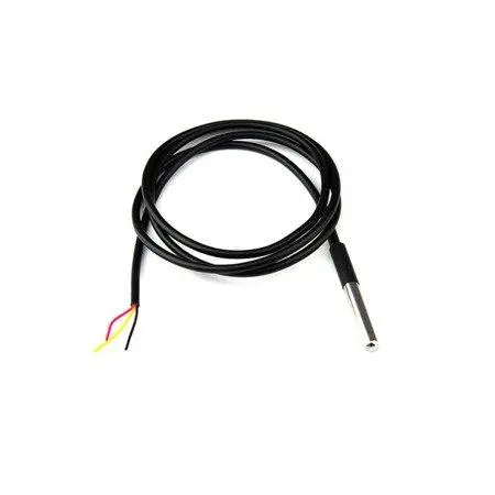 Sensor de Temperatura Sumergible DS18B20 para Líquidos 3 Metros - 1