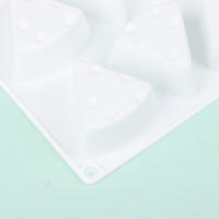 Molde De Silicona En Forma De Queso Con 8 Cavity Para Pastelería Herramienta De Cocina Antideslizante Para Hornear Y Postres - details 13
