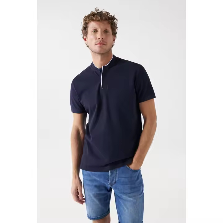 Salsa Jeans - Polo Cuello Mao Salsa - Hombre - 1