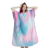 Poncho Toalla Rápida De Secado Microfibra Para Playa Y Natación Robe De Baño Para Adultos Con Capucha Toalla De Natación A4 - details 6