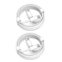Cable De Carga Rápida USB Tipo C a C 2 Pack 3FT Para Smartphone Y Tablet Android Material TPE/TPU Corriente Máxima 5A - details 0
