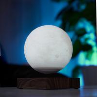Lámpara De Mesa Flotante Lunar Levitating Con 3 Modos De Iluminación Luz Nocturna Magnética 3D Imprimido Lámpara De Mesa Para Cama - details 1