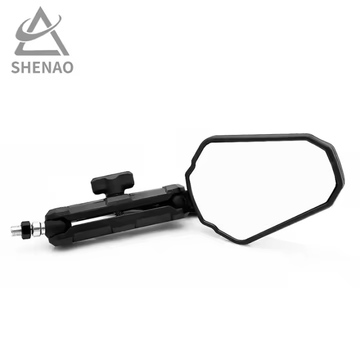 Espejo Retrovisor Para Motocicleta Universal Plegable Y Ajustable Alta Calidad Visión Angular Mejorada Reflector Lateral De Motocicleta - 1