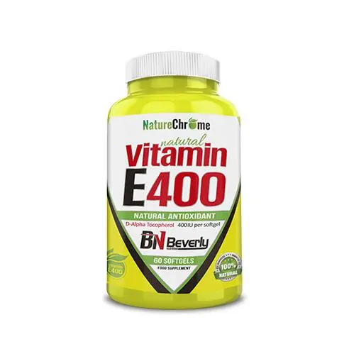 Beverly Nutrition Vitamina E 400 Vitamina E 400 IU Vitaminas Minerales Envase 60 Perlas 8436009392112 - 1