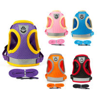 Juego De Arnes Y Correa Para Perros De Verano Transpirable Malla Reflectante Para Mascotas Gatos Y Chihuahuas Yorkies - details 8