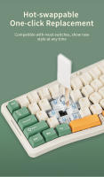 AJAZZ AKS068 Struktura Uschelke Alice68 Teclado Mecánico RGB Modo Triple Hot Swap Ergonómico 68 Teclas Sea Salt Shaft - details 8