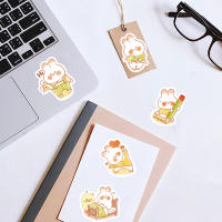 30pcs Pegatinas De Conejo Lindo Graffiti De Dibujos Animados Para Decorar Cuaderno Maleta Moto Scrapbook PVC Impermeable Tamaño 6.5x4.5cm - details 7