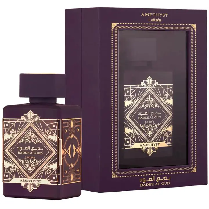 AMETHYST BADE'E AL OUD EAU DE PARFUM BY LATTAFA X 100 ML. PARA MUJER***FLORAL, DULCE Y AHUMADO*** - 1