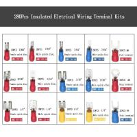 Kit De Terminales De Presión Fría 280PCS Incluye Terminales Macho Y Hembra Aisladas Conectores De Alambre Con Células De Aluminio - details 2