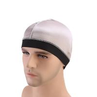 1PC Gorra Multicolor Para Hombre Durag Estilo Ondas Capa De Cabeza Color Sólido Elástica Transpirable Gorra De Invierno Para Adultos - details 0