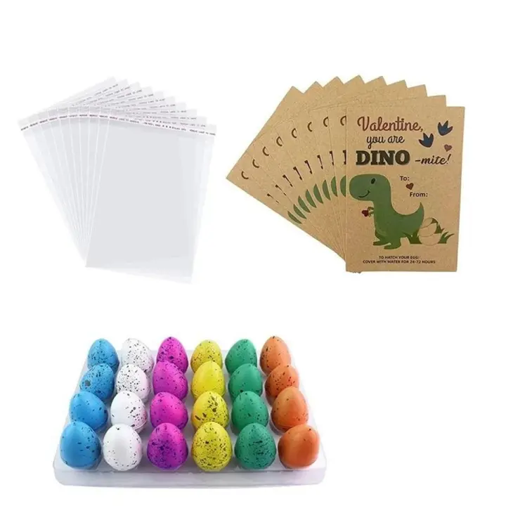 Huevos de Dinosaurio Growing 24Pc Regalo de Cumpleaños para Niños y Niñas Juguete de Fiesta de Bebé Unisex Normal Goods Hecho en China - 1