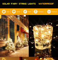 Luz De Cadena Solar Para Exterior Iluminación Festiva 8 Modos Impermeable Lámparas De Hadas Para Decoración De Boda Jardín Navidad Garland - details 1