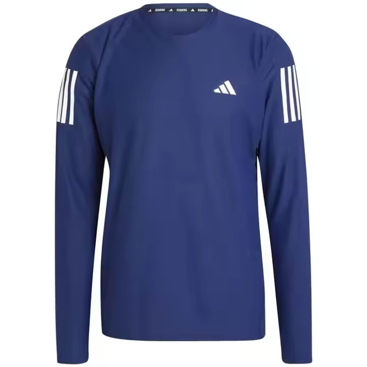 Camiseta de Manga Larga Adidas Own The Run para hombre en color azul - 1
