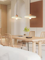 Lámpara Colgante LED Moderna Y Minimalista En Forma De UFO Circular Para Restaurante Mesa De Comedor Barra Iluminación Metal - details 0