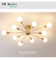 Modern Sputnik Ceilin Ganchillo Lámpara Colgante Satellite Iluminación Fuente De Luz Decorativa Para Sala De Estar Y Comedor Material De Hierro - details 17