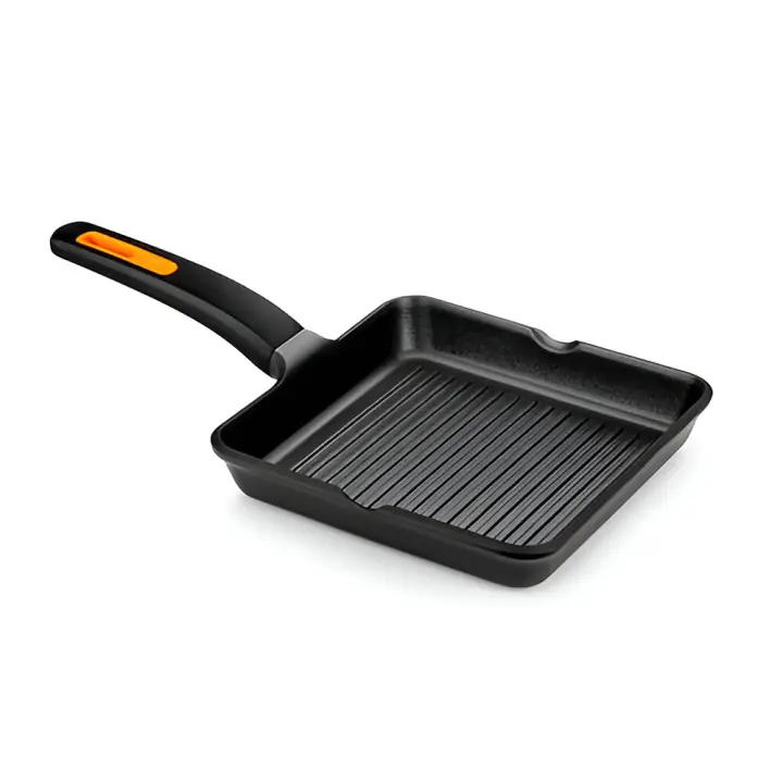 Bra Efficent Plus (BRA431428) - Sartén Grill 28cm Rayado, Para Inducción, Gas, Vitro, Eléctrica y Horno - 1