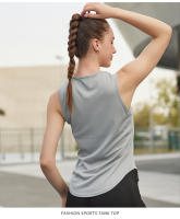 Top Deportivo Para Mujer Transpirable Y Anti-Sudor Con Estilo De Yoga Running Quick Dry Sin Mangas Para Atletismo Maratón - details 7