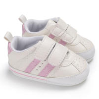 Zapatillas Deportivas Clásicas Para Bebés Con Estampado De Rayas Antideslizantes Material Suave Y Cómodo Suela De Terciopelo Unisex Para Niños Y Niñas Zapatos De Primeros Pasos - details 6