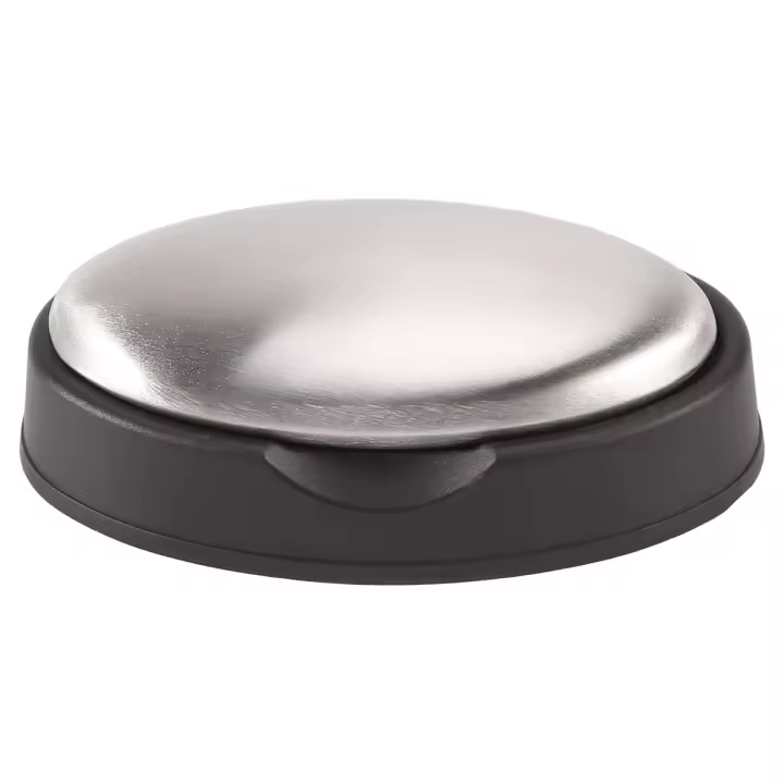 Jabón de manos de acero inoxidable, eliminador de olores y olores, soporte incluido (88mm x 46mm x 19mm) - 1