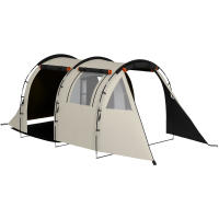 Outsunny Tienda de Campaña Familiar para 4-5 Personas Tienda de Camping Plegable con 2 Habitaciones 5 Puertas y Bolsa de Transporte Impermeable para Senderismo 460x230x180 cm Caqui - details 0