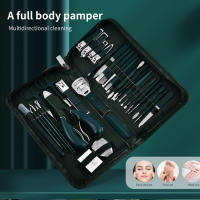 Kit De Manicura Y Pedicura 40 En 1 Negro Para Hombres Y Mujeres Herramientas De Cuidado De Uñas Y Pies Kit De Aseo De Uñas - details 4