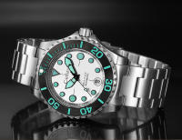 Reloj De Pulsera Mecánico CADISEN AQUA DIVER 2024 Para Hombre Lujo Resistente Al Agua 100M Con Movimiento Automático NH35A Cristal De Zafiro Luminoso Y Calendario Completo - details 13