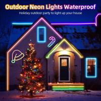 Tiras LED RGB Neon 12V 10M/5M Con WiFi Impermeables Y Sincronización De Música Para Exterior DIY Con Control Remoto Y App Para Dormitorio - details 2