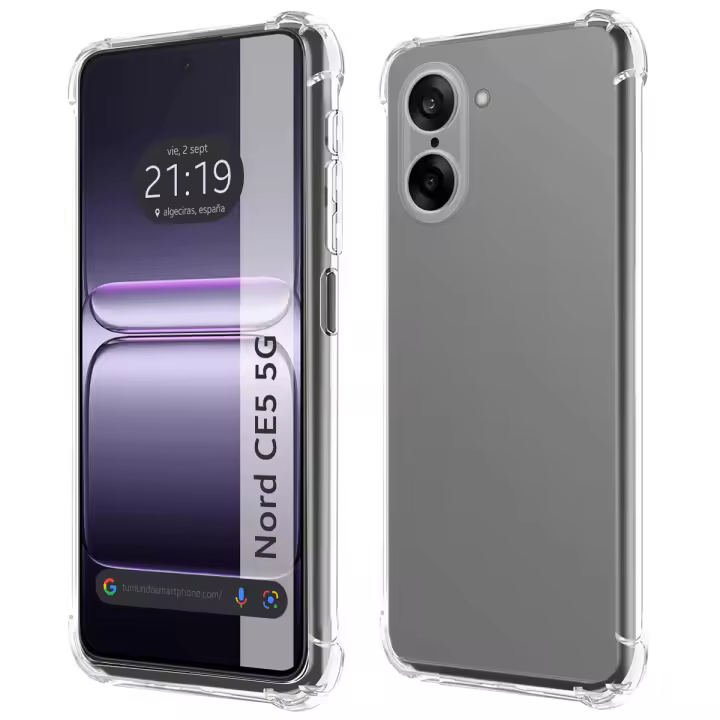 Funda Silicona Antigolpes Transparente para OnePlus Nord CE5 5G - 1
