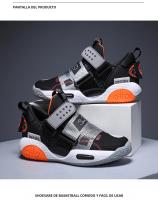 Zapatillas De Baloncesto Para Niños Y Niñas Antideslizantes Deportivas Livianas Para Exteriores Zapatillas Cómodas De Mesh Y PU Para Actividades Al Aire Libre - details 7